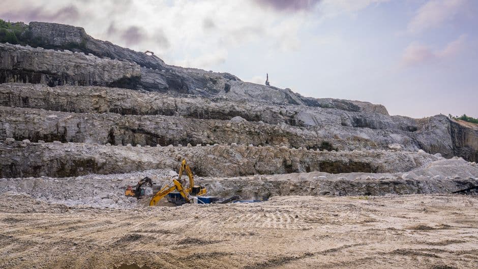 Limestone quarry